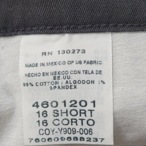 Lee Black Jeans 16 Short Relaxed Fit Straight Leg Denim - Picture 4 of 4